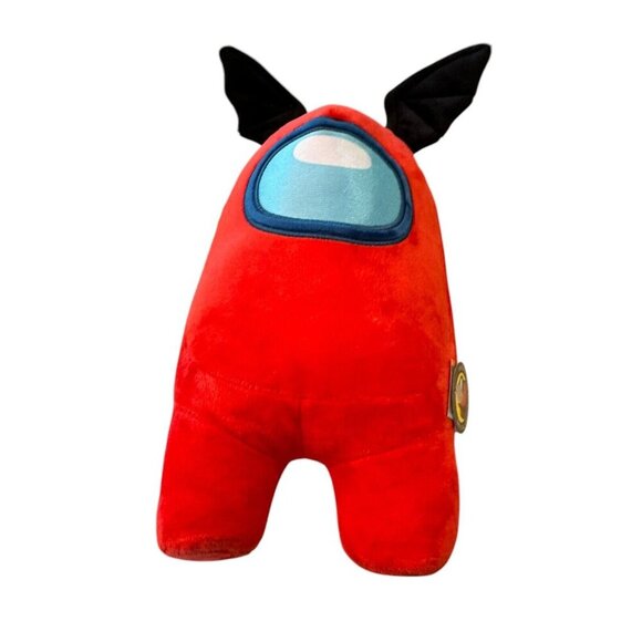 AMONG US RED BAT Plush 12" Video Game Character Limited Edition Toikido 2022 NWT - Picture 1 of 8